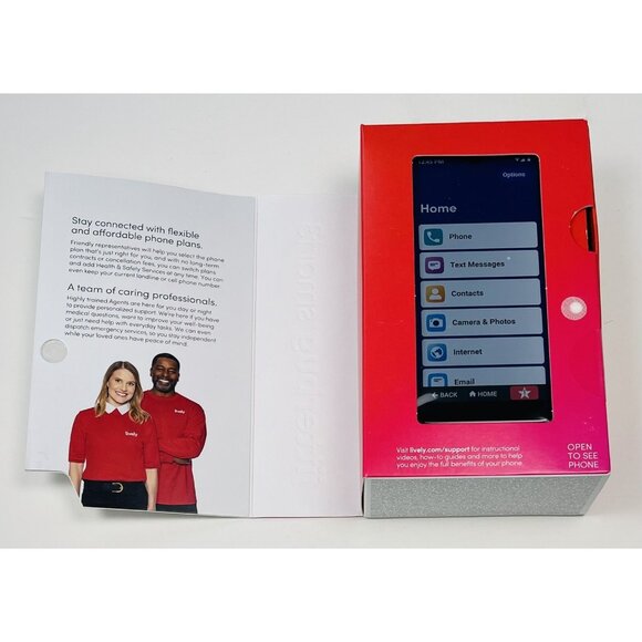 LIVELY Jitterbug Smart 3 Best Buy 6.22" HD 32GB 13MP WiFi Bluetooth 4G LTE Phone - Picture 6 of 8